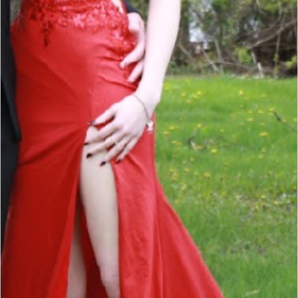 Stunning Scarlet Prom Dress - Picture 6 of 6
